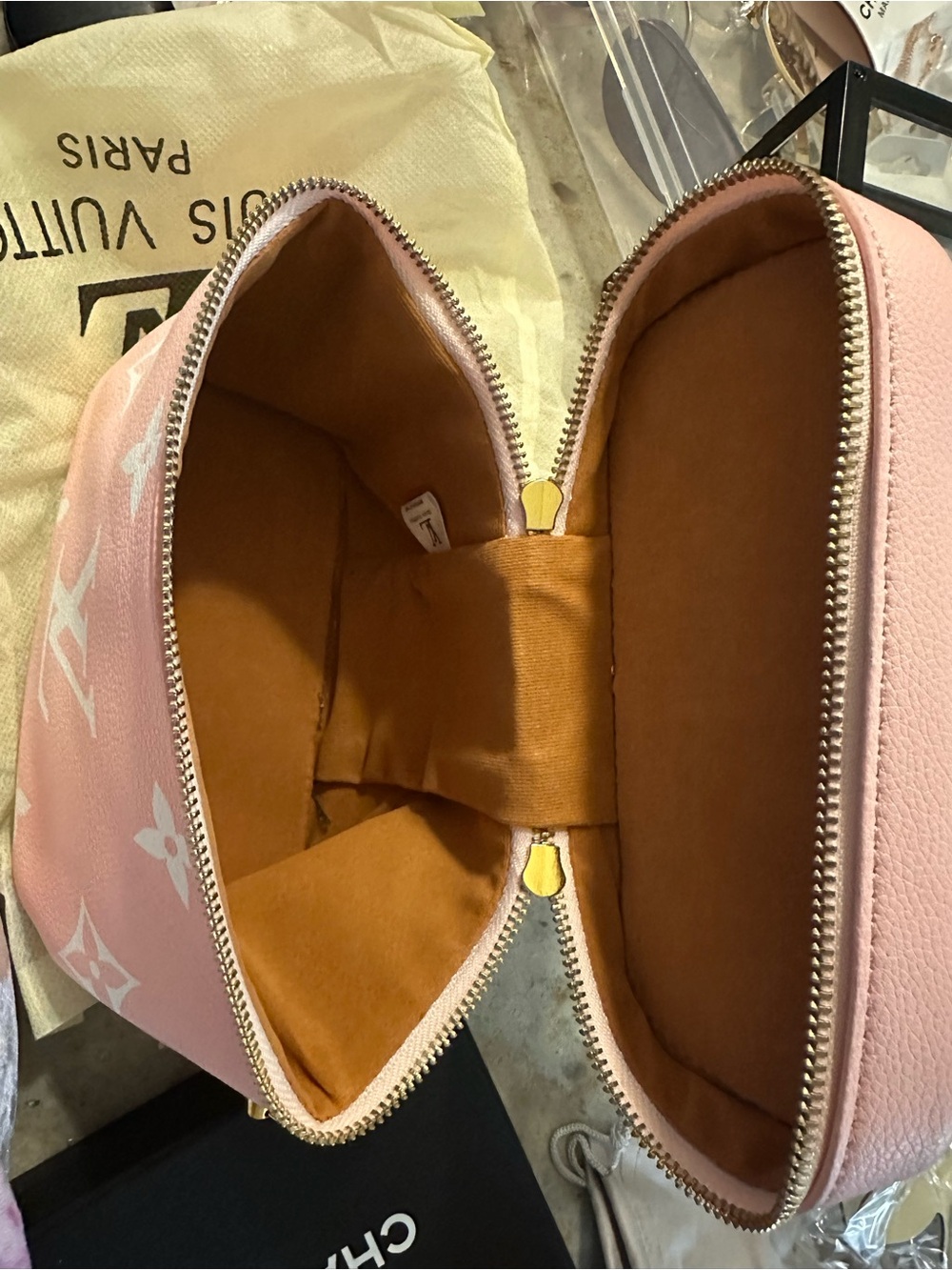 Pink Monogram Mini Vanity Crossbody - Picture 8 of 9